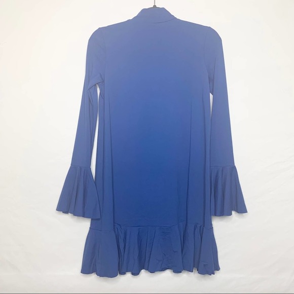 NWT Susana Monaco Mock Neck Dress in Royal Blue - Picture 4 of 6